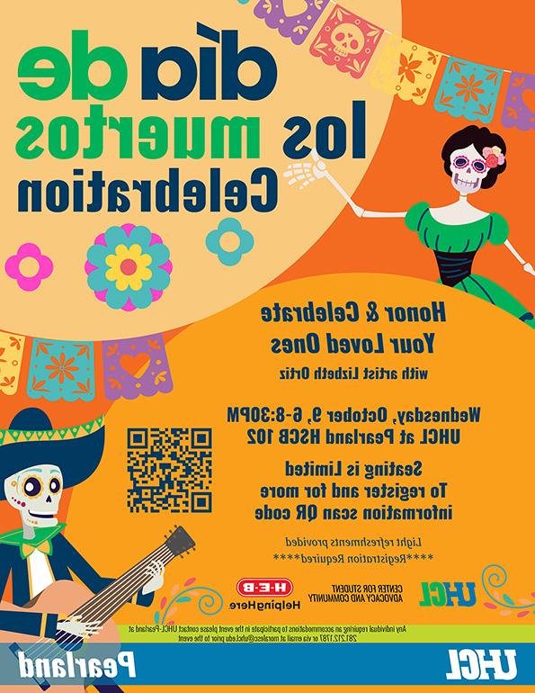 Día de Muertos celebration - fall -24 flyer